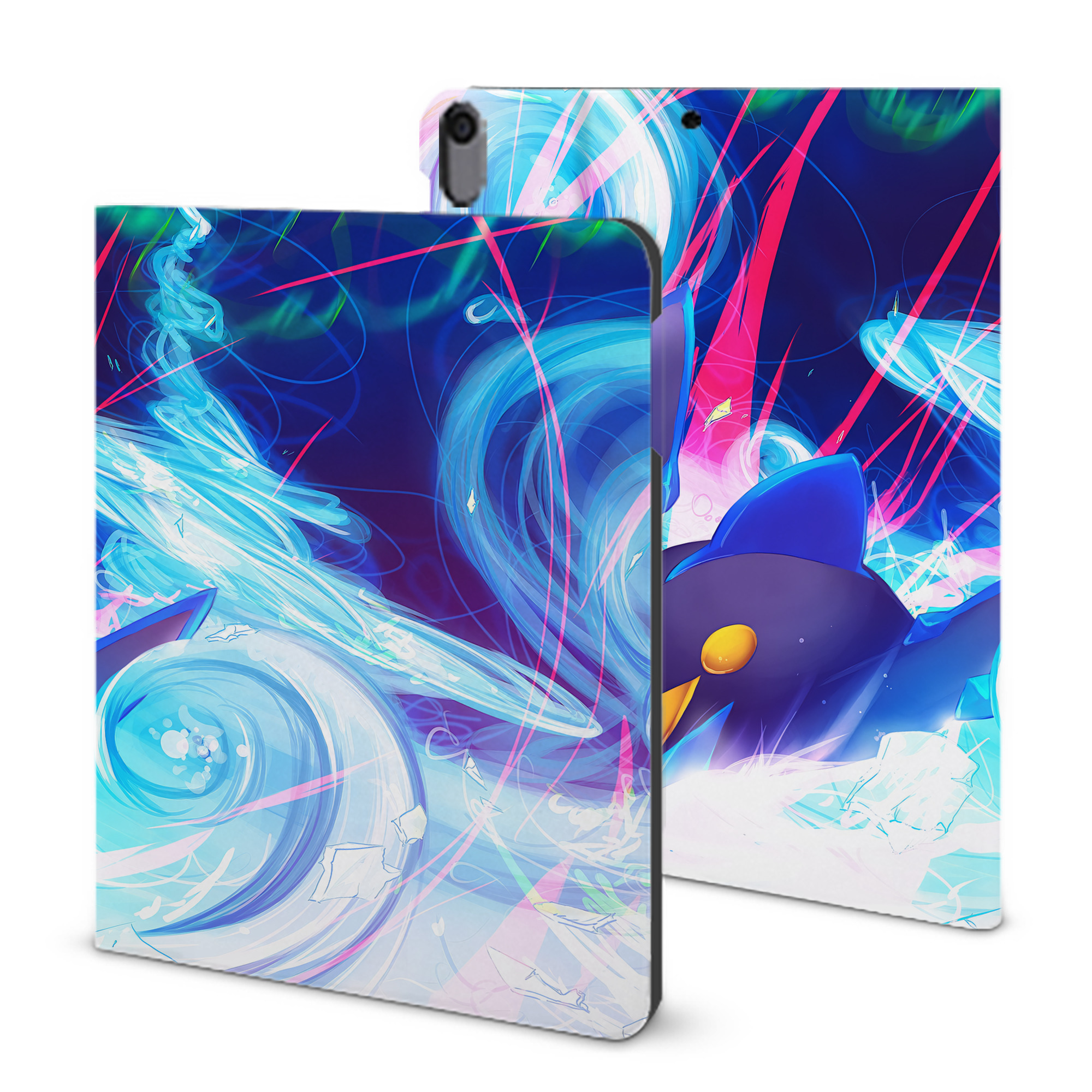 （画像用） ポケットモンスター Pokémon IPad ケース ブック型 PUレザー TPU 耐衝撃 軽量 薄型 ペン収納なし 全面保護 IPad 各モデル対応